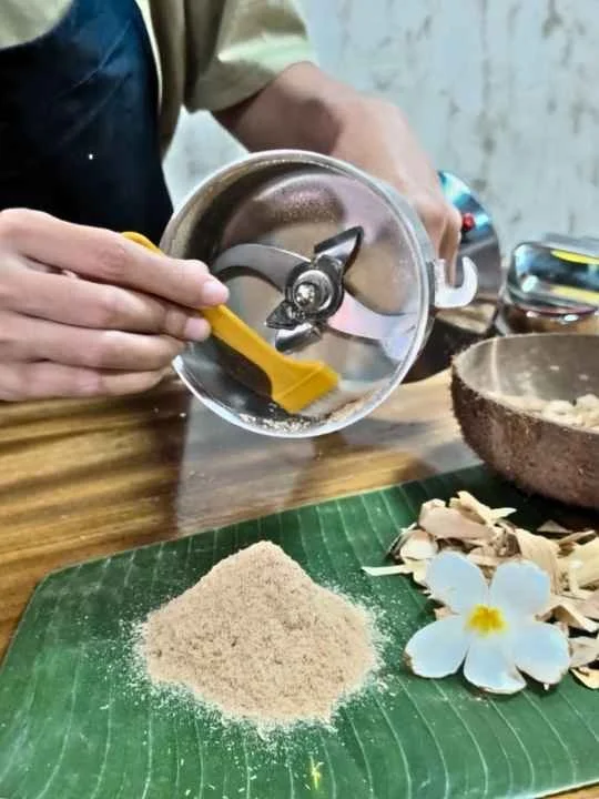 Sacred Smoke botanical incense event station in Bali